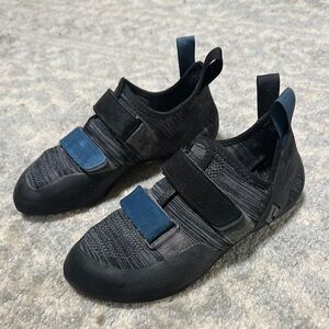 Black and Blue Black Diamond Climbing Shoes